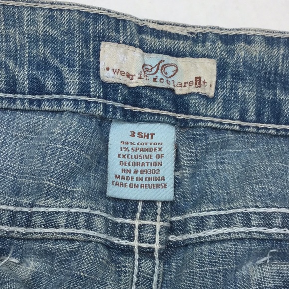 SZ 3 Short ”Wear It Declare It” Jeans (P5) - Picture 5 of 6